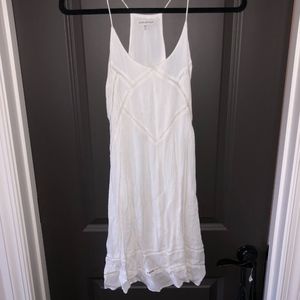 white/ off white flowy dress